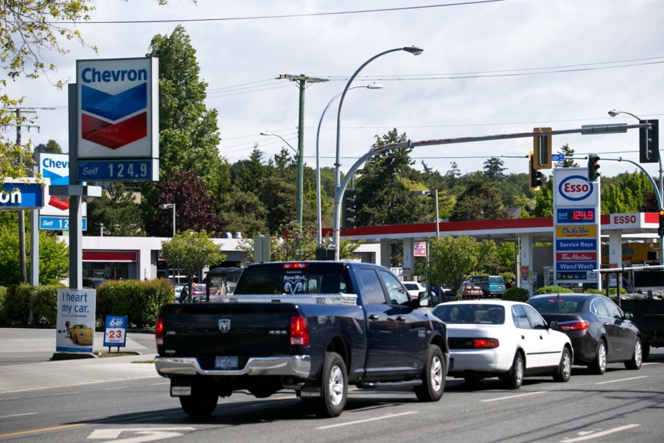 Hillside Avenue is one of the main thoroughfares in Victoria-Swan Lake riding, where housing and affordability are major issues in the provincial election campaign.