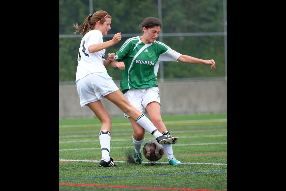 STM vs North Shore girls high school soccer at Bby lake west