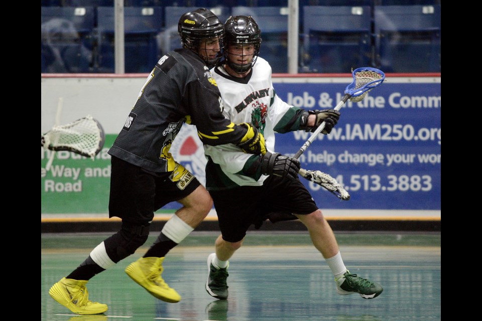 04-26-15
Burnaby Lakers vs PoCo Saints in BC junior lacrosse league opener.
Photo: Jennifer Gauthier