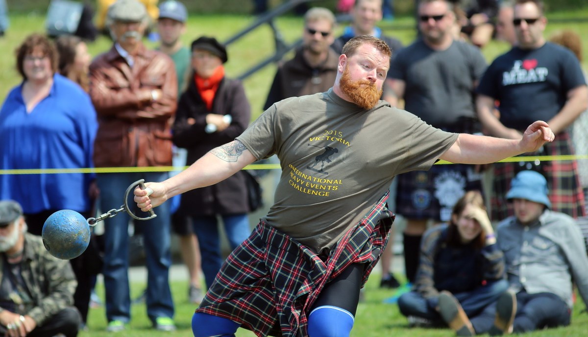 Haggis, hammer and caber await at 3 days of Highland Games - Victoria ...