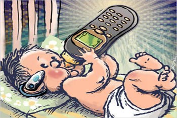Baby cell phone