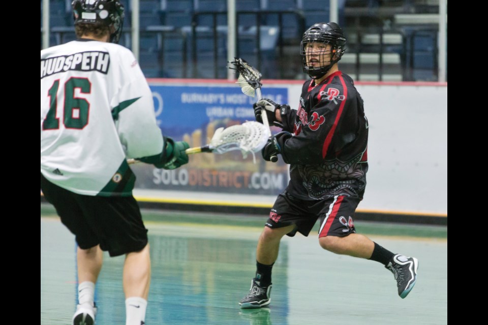 After helping the Coquitlam Adanacs win a pair of B.C. Junior “A” Lacrosse League championships, Jordan Gilles is playing closer home this season as a key member of the Delta Islanders where he is among several Richmond players on the roster.