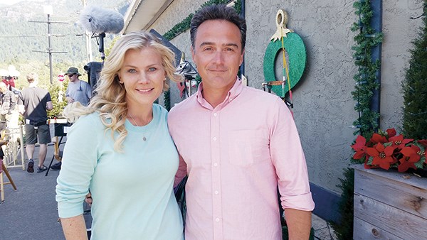 Actress Alison Sweeney with Les McDonald of Squamish