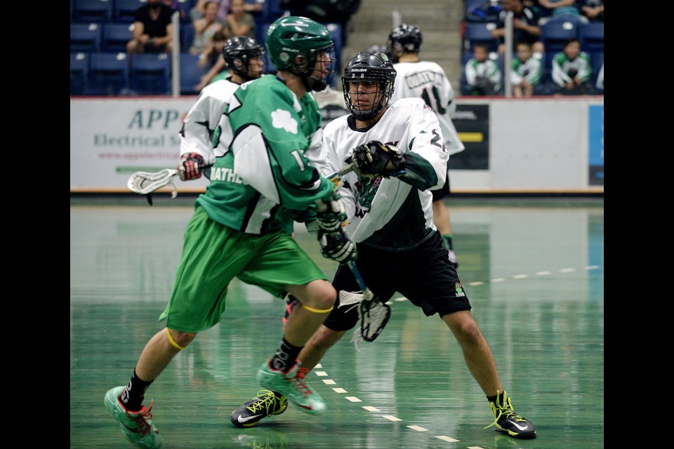 05-31-15 Burnaby Lakers vs Victoria Shamrocks in BC Junior Lacorsse league
Photo: Jennifer Gauthier