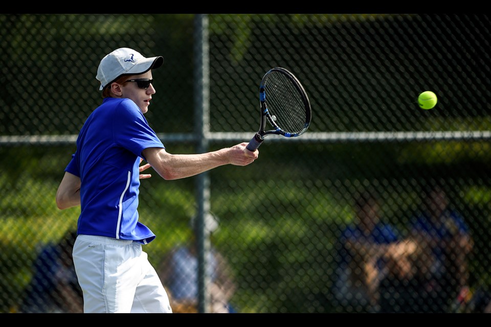 Collingwood's Isaac Davies was named the outstanding boys singles player at the AA provincial tennis championships.