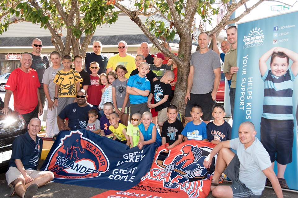 Kids from Seafair Minor Hockey Association, as well as some of their parents, raised just over $16,500 for Children's Hospital last weekend with a good old fashioned head shaving challenge. June 17, 2015