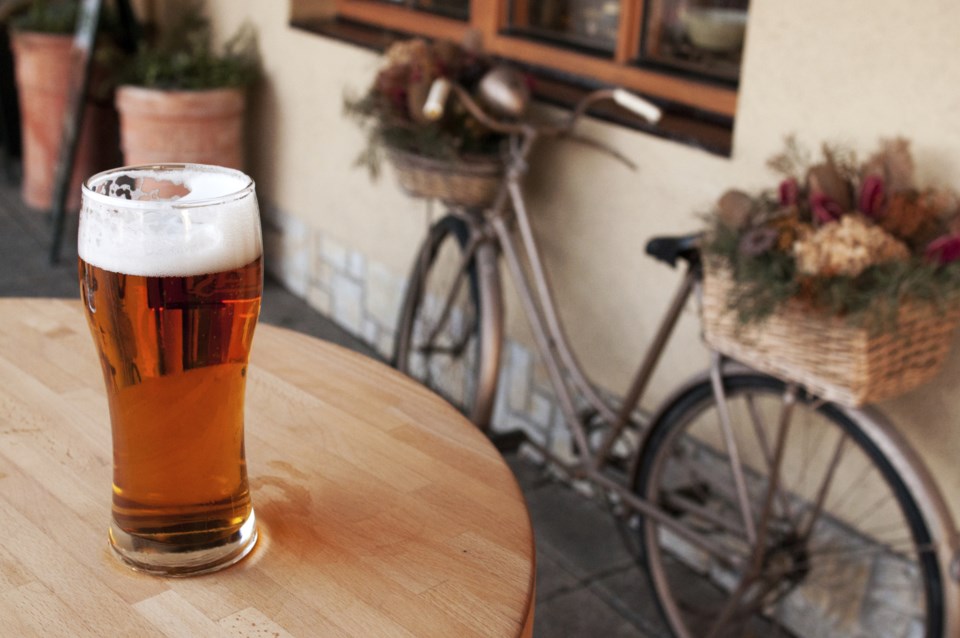 bike and beer
