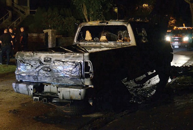 WV truck arson