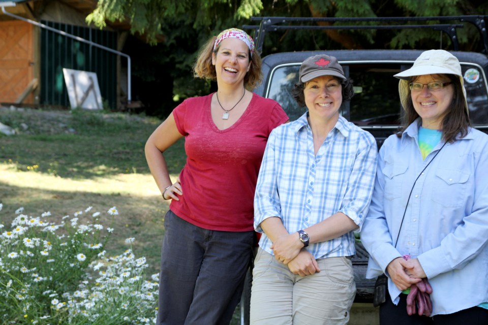 From left: Charmaine Heffelfinger, Susanne Armstrong-Bates and Deanna Adams.