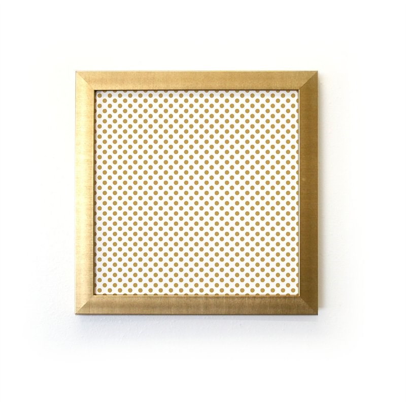 Gold Dots Magnetic Message Board