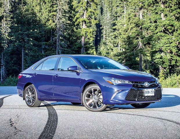 The XSE is the sportiest version of Toyota’s bread-and-butter family sedan, the Camry. It provides a sporty look, surprisingly good handling on twisty roads and a touch of racing performance without losing any of the typical Camry practicality.