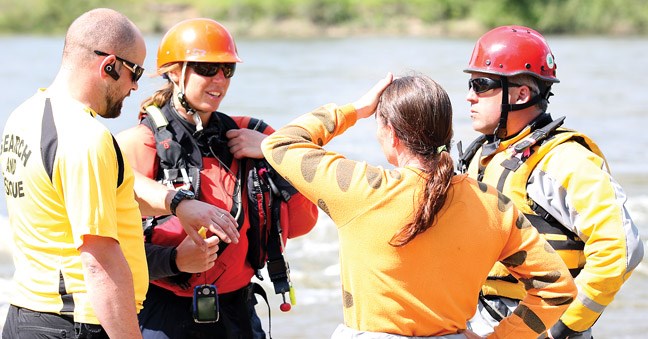 The Prince George Search and Rescue Society is part of an ongoing effort to find a teen who went missing on the Fraser River Friday.