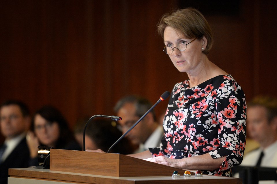 Mary Ellen Turpel-Lafond, the representative for children and youth in B.C., updated city council Tuesday on the situation facing vulnerable young people in Vancouver. Photo Jennifer Gauthier