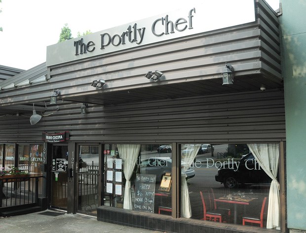 Portly chef