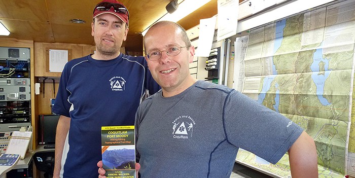 Coquitlam SAR trail map Michael Coyle Steve Chapman