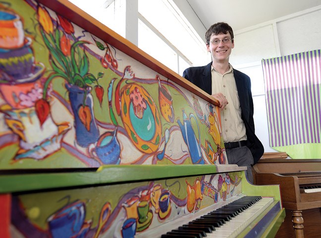 painted piano