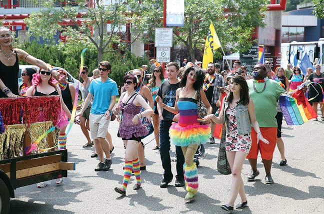 You could feel the energy as participants smiled and danced during Saturday's parade during Pride celebrations.