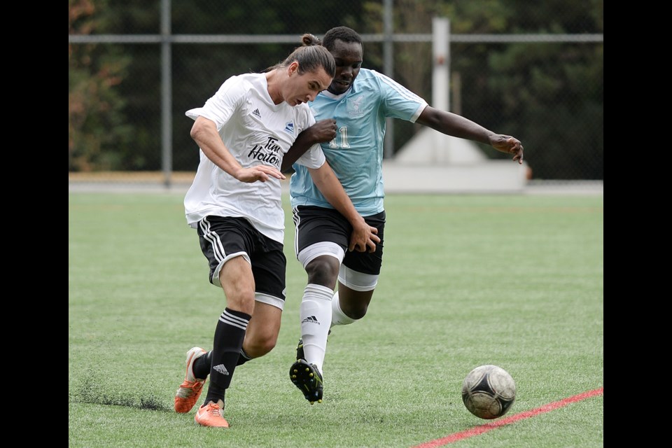 07-12-15
Khalsa Sporting Club vs Penticton Pinnacles in Pacific Coast Soccer League premier men's soccer.
Photo: Jennifer Gauthier