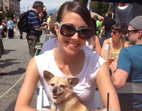 Danielle Bauer, pictured with her eight-year-old Chihuahua mix named Beans, wants dog allowed on patios — if restaurants OK it. An online petition to allow dogs on restaurant patios has been gaining speed, collecting 413 supporters as of July 15, with more than half the signatures written in the last 24 hours.