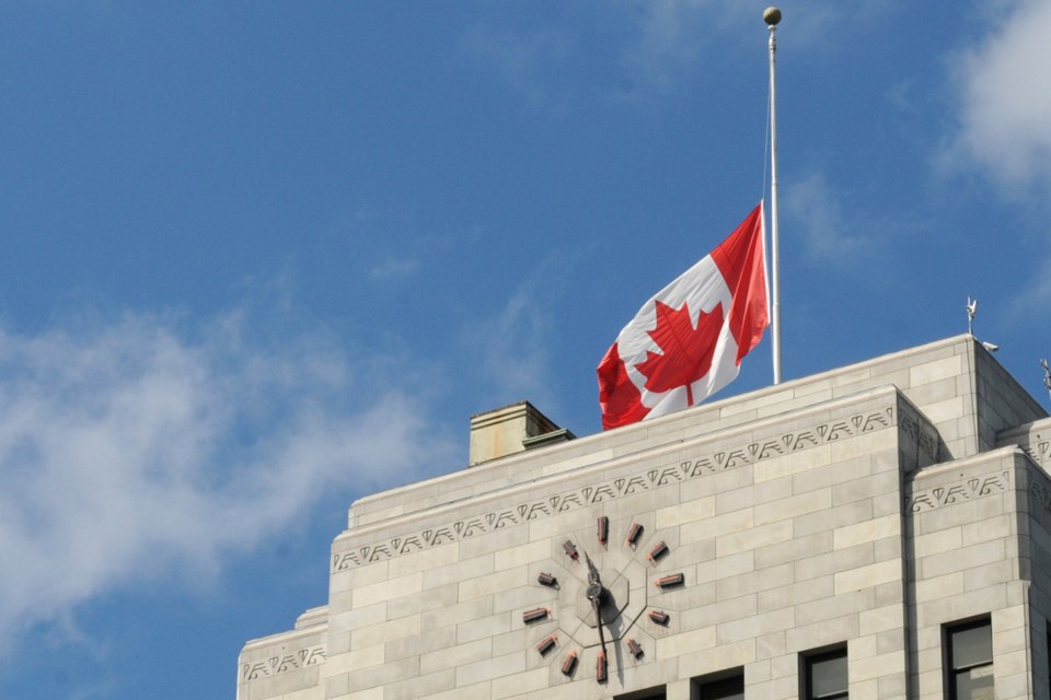 half mast
