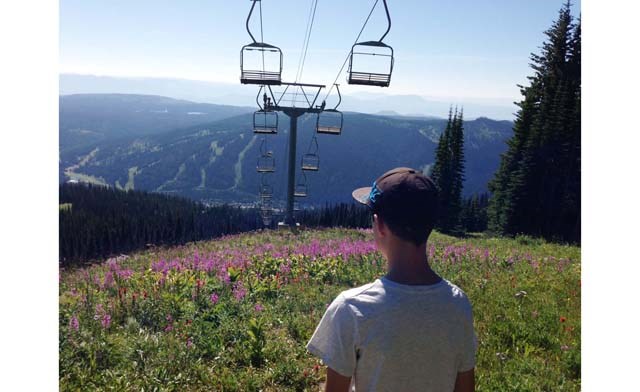 Some of the views from the summit of Sun Peaks are breathtaking in the summer