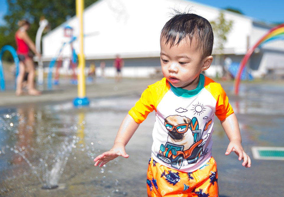 Water park boy