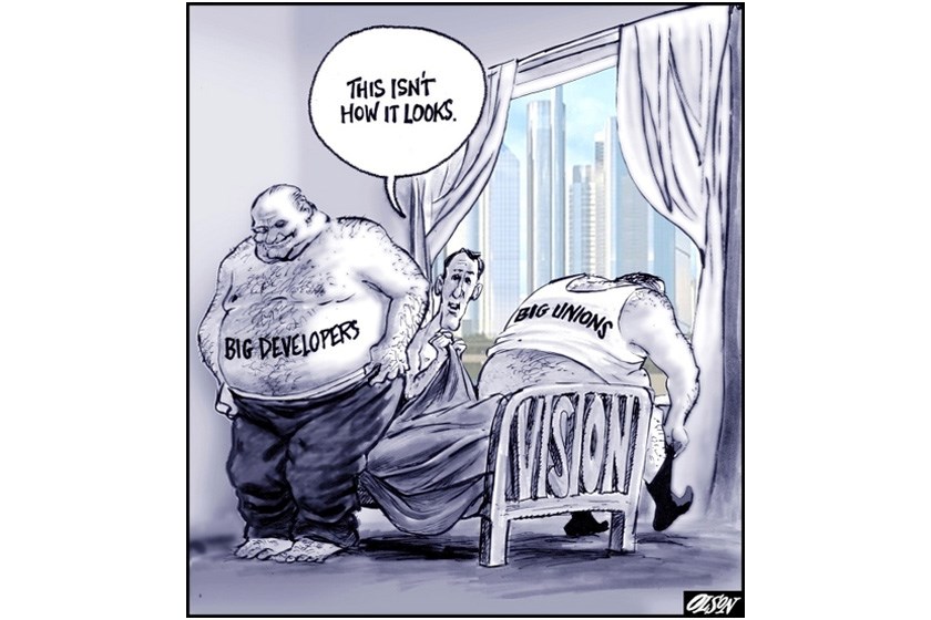 Editorial Cartoon by Geoff Olson.