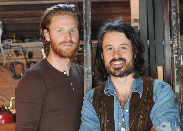 North Shore-born friends Spencer Baker and Dustin Bentall recently launched their leather goods line, b.b gun, out of their Strathcona garage.