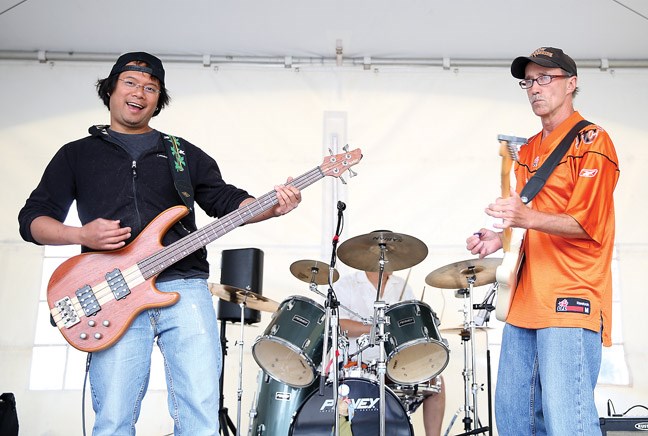 Bralorne performs for the crowd on Saturday at the PWB Tailgate Party Weekend. This all-ages event was free at Pacific Western Brewing and included an open house, live music, barbecue, and of course, beverages.