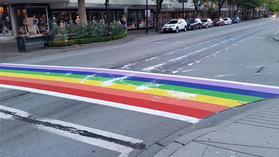 Pride crosswalk