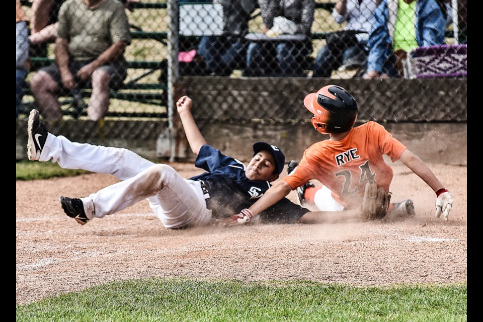 South Vancouver’s Rayhann Ali mans the home plate.