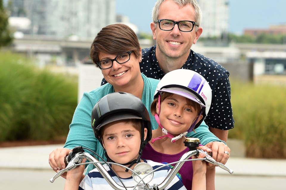 The Bruntletts ditched their car for a life on two wheels.