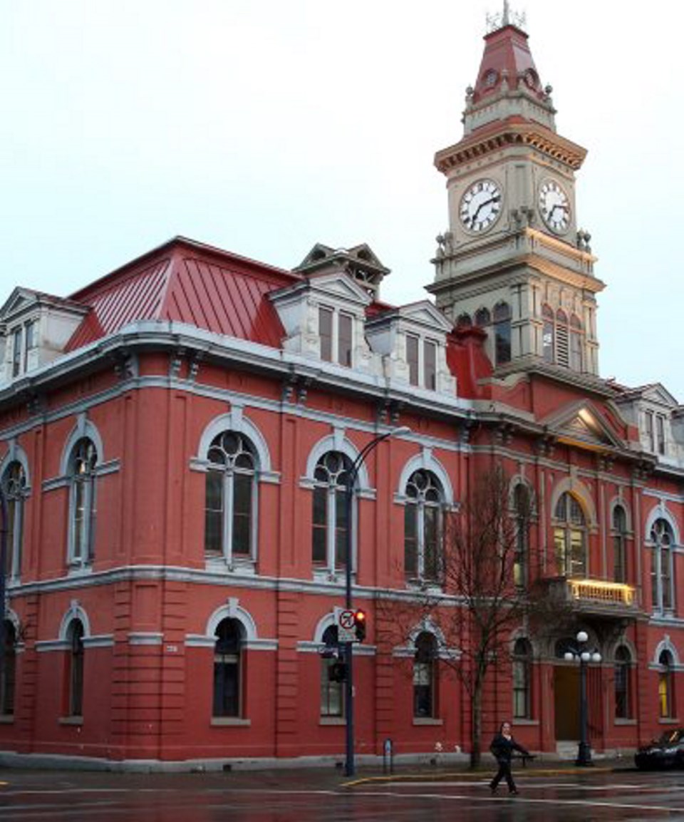 Victoria city hall clock tower generic