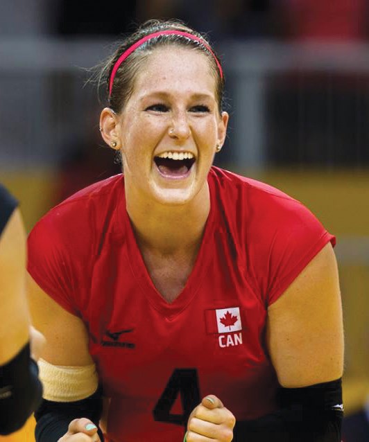Kyla Richey played on the Women’s Volleyball Team Canada at the Pan American Games in Toronto this month.