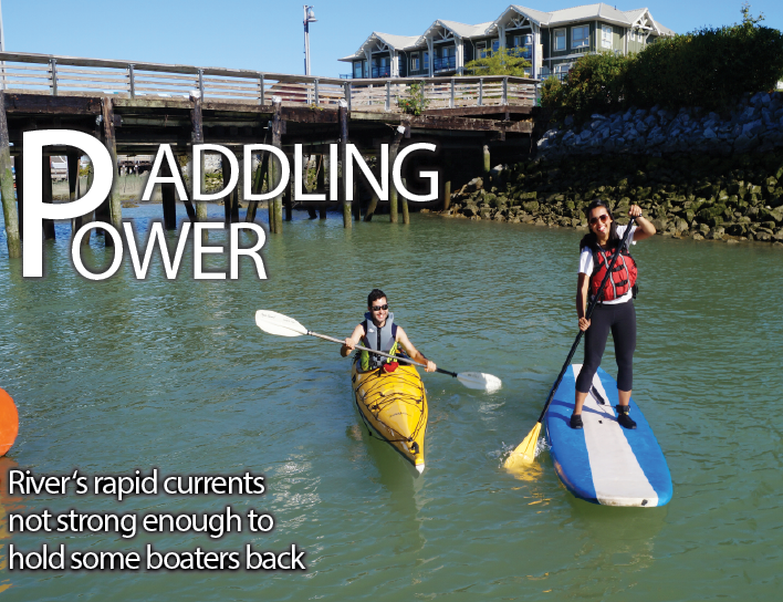 Friday feature, July 31, 2015. Exploring the Fraser River's middle arm by canoe.