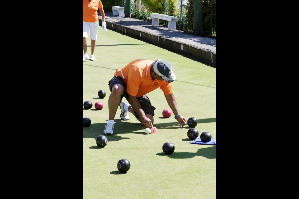 Photo by Lisa King
BC Day Lawn Bowling tourney New West and Richmond clubs