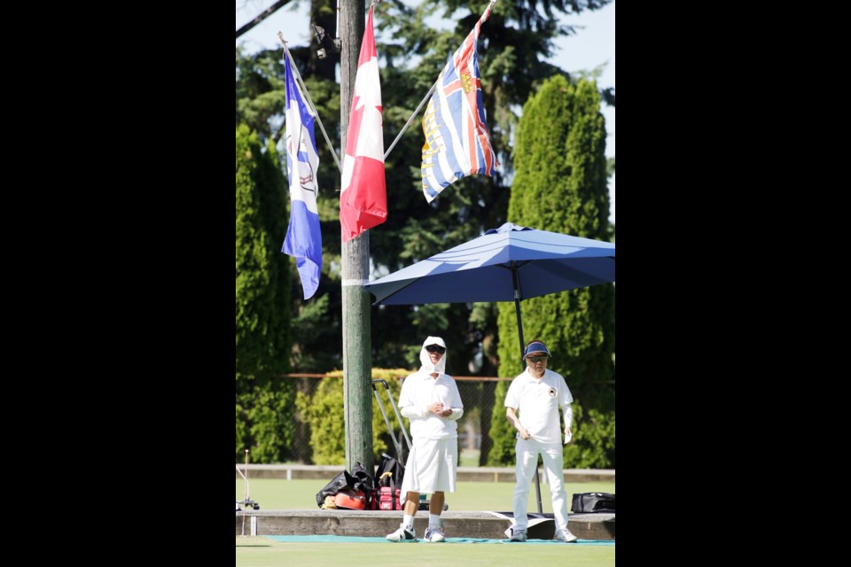 Photo by Lisa King
BC Day Lawn Bowling tourney New West and Richmond clubs