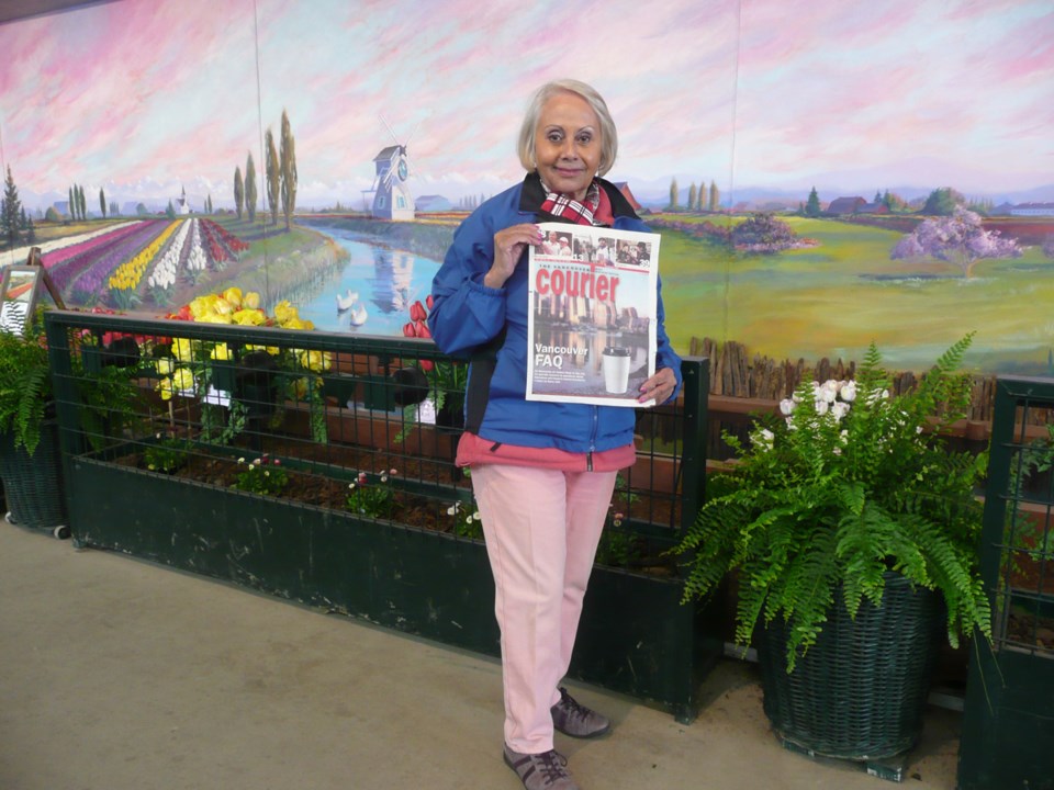 Lenora Hayman at Mt. Vernon, Washington.