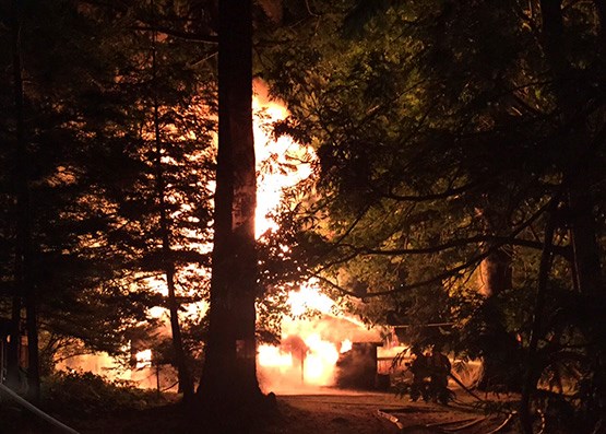 Hood Point fire