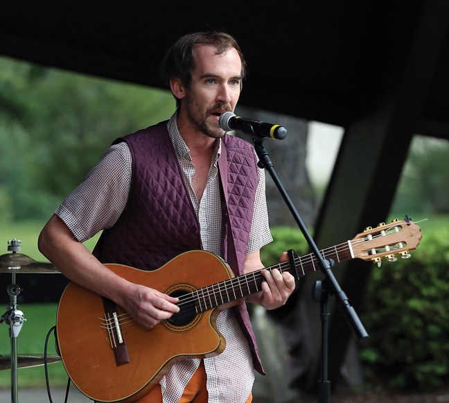 Sean Wesley Wood performed during the third annual Sounds of Summer concert that took place on Saturday at Lheidli T'enneh Memorial Park.
