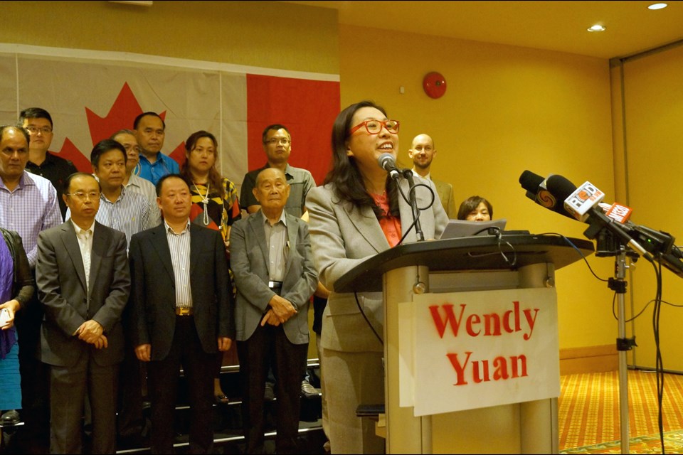 Wendy Yuan is seeking the Conservative Party nomination for Steveston-Richmond East.