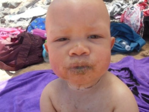 Eating sand