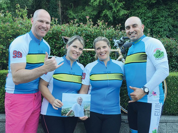 Doug and Michelle Mather and Shannon and Rob Dattilo are getting ready for this month’s annual Ride to Conquer. The couples are riding in memory of Michelle and Shannon’s father Pete Caswell and Rob’s father Frank Dattilo.