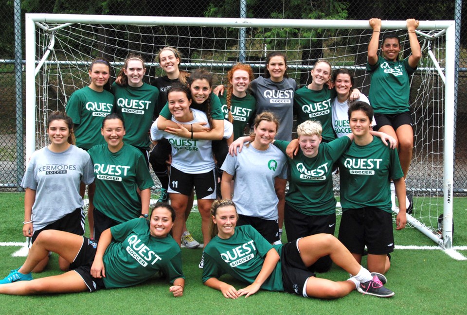 Quest women's soccer team
