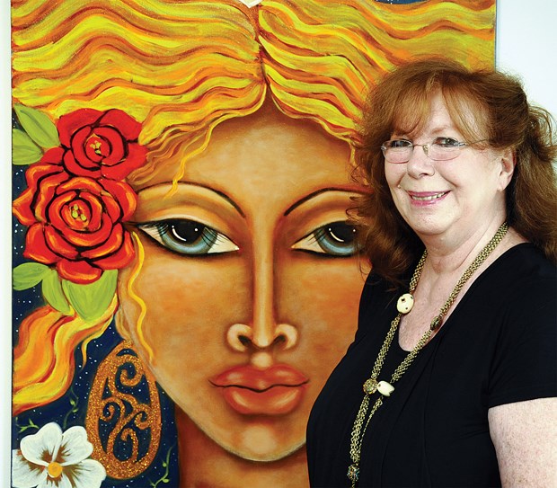 Exhibiting artist Maya Telford