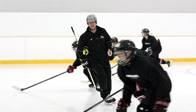 NHL linesman Vaughan Rody brought his power skating and hockey skills camp to Prince George on Sunday at the Elksentre.