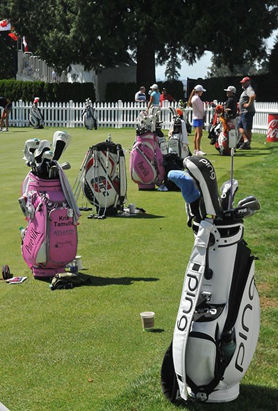 CP Women's Open golf bags