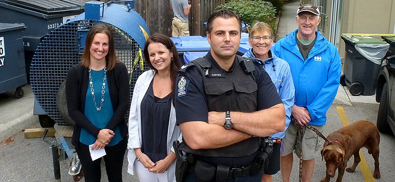Port Moody bear trap garbage clean up