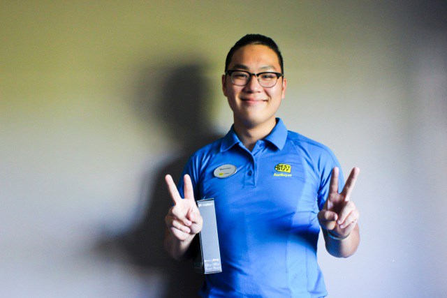“My brother was in the Geek Squad, in one of the senior positions, so he got me the job.” - Max Kwan, 18
