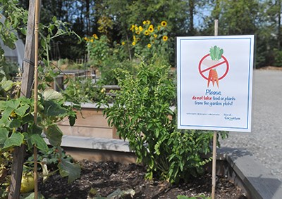 Inspiration Garden sign